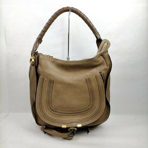 Chloe Hand Bag Brown Leather